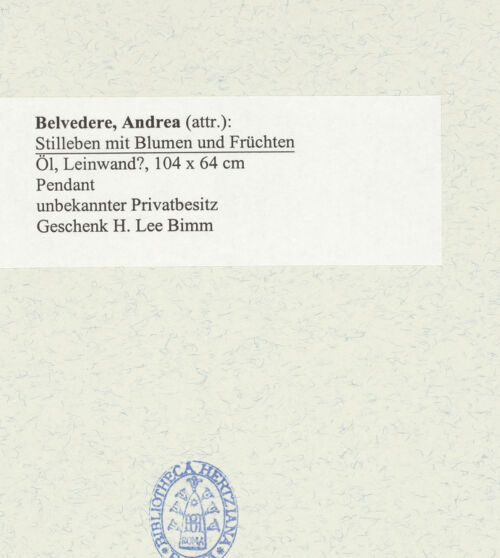 Rückseite von bh489974_recto