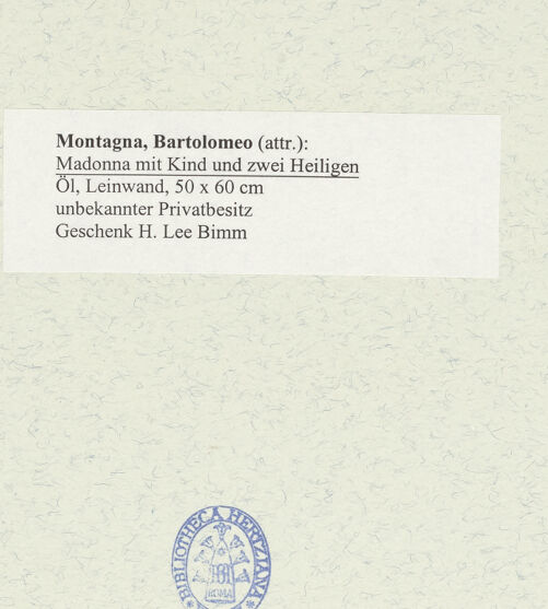 Rückseite von bh489992_recto