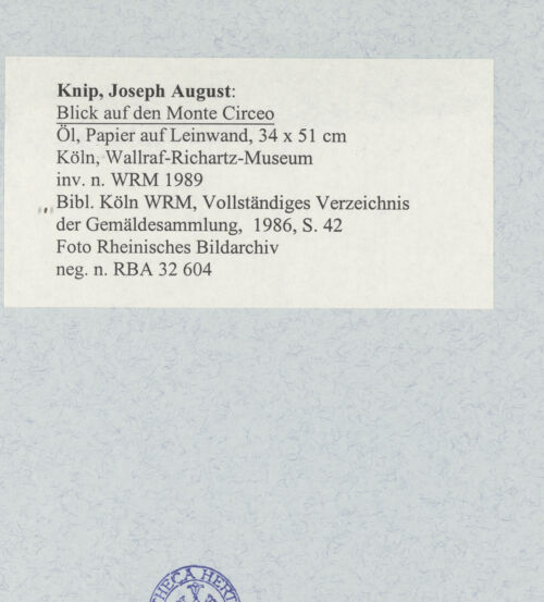 Rückseite von bh491809_recto