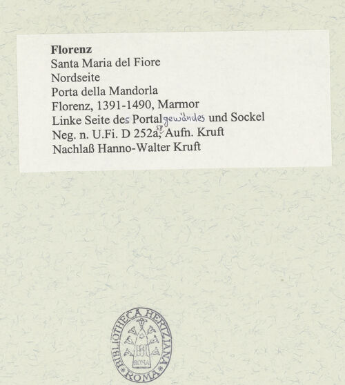 Rückseite von bh492149_recto