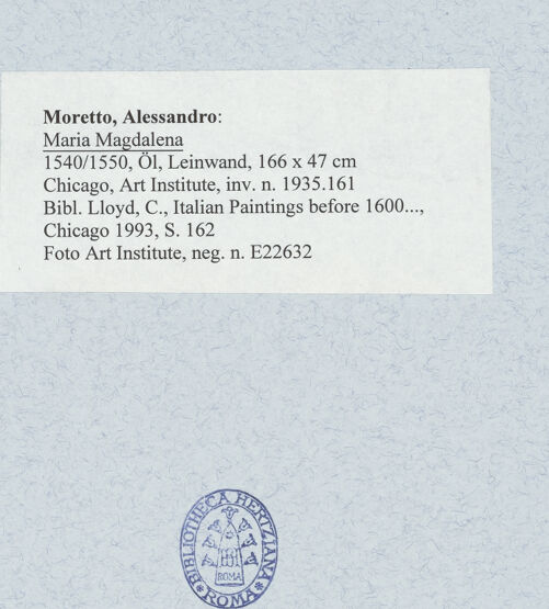 Rückseite von bh492489_recto