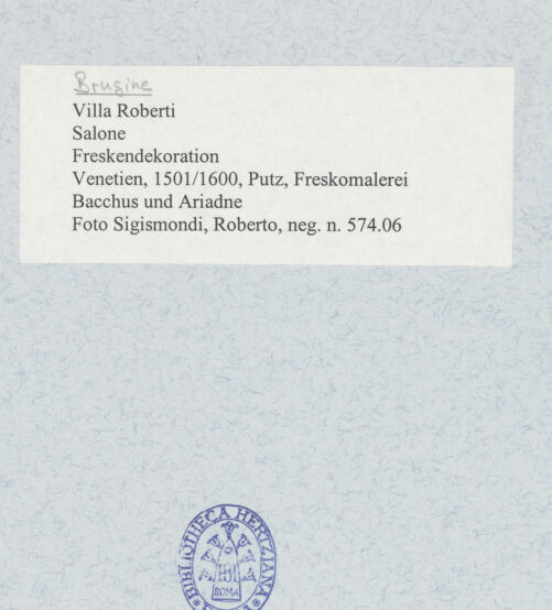 Rückseite von bh493637_recto