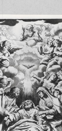 Rückseite von Istituto Nazionale per la Grafica [http://creativecommons.org/publicdomain/mark/1.0/] Der Tod des heiligen Joseph - , bh493669. Foto.