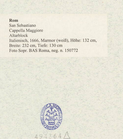 Rückseite von bh494364_recto