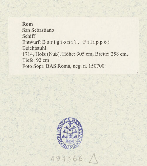 Rückseite von bh494366_recto