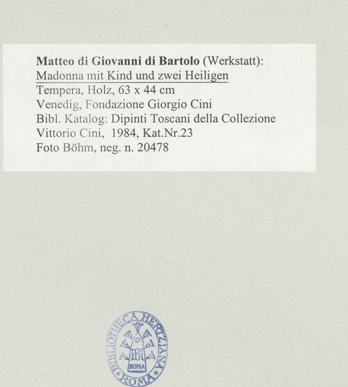 Rückseite von bh495904_recto