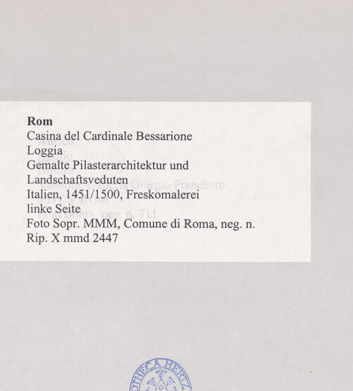 Rückseite von bh497191_recto