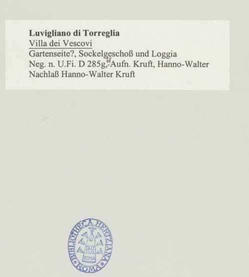 Rückseite von bh497397_recto