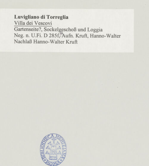 Rückseite von bh497405_recto