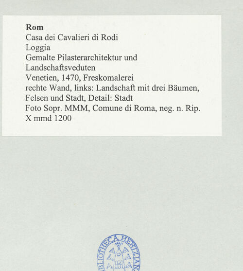 Rückseite von bh498081_recto