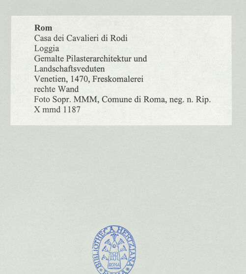 Rückseite von bh498082_recto