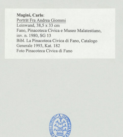 Rückseite von bh499761_recto