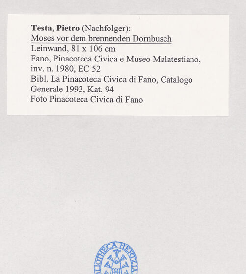 Rückseite von bh499785_recto