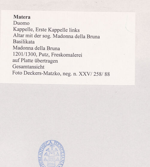 Rückseite von Deckers-Matzko [https://www.deutsche-digitale-bibliothek.de/content/lizenzen/rv-ez/] Altar mit der sog. Madonna della BrunaMadonna della Bruna - Gesamtansicht, bh500020_recto. Foto: Deckers-Matzko, R.J..