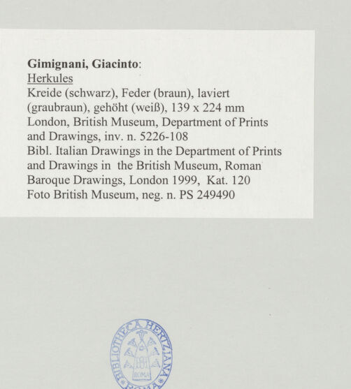 Rückseite von bh501100_recto