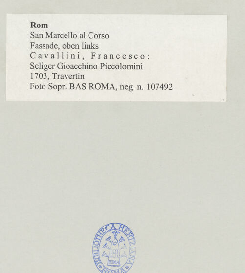 Rückseite von Sopr. BAS ROMA [https://www.deutsche-digitale-bibliothek.de/content/lizenzen/rv-ez/] Seliger Gioacchino Piccolomini - , bh501375_recto. Foto.