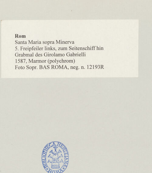 Rückseite von bh501465_recto