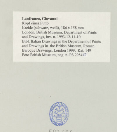 Rückseite von bh501685_recto