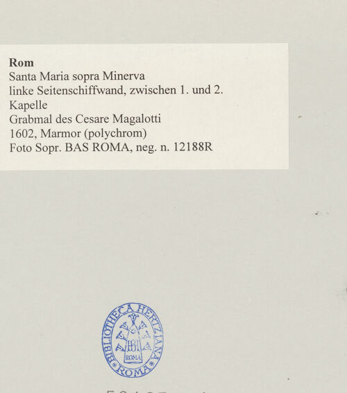 Rückseite von bh501976_recto