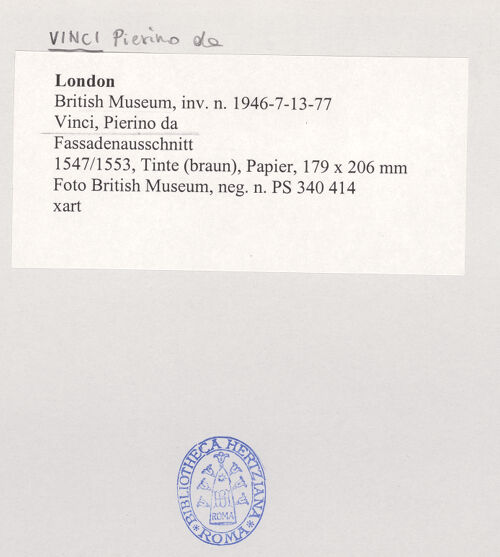 Rückseite von British Museum [https://www.deutsche-digitale-bibliothek.de/content/lizenzen/rv-ez/] Entwurf für ein Kirchenschiff - , bh502139_recto. Foto.