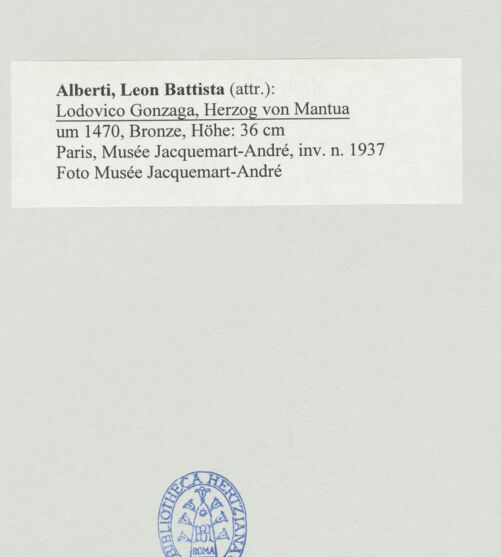 Rückseite von Musée Jacquemart-André [https://www.deutsche-digitale-bibliothek.de/content/lizenzen/rv-ez/] Lodovico Gonzaga, Herzog von Mantua - , bh502969_recto. Foto.