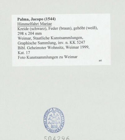 Rückseite von bh504296_recto