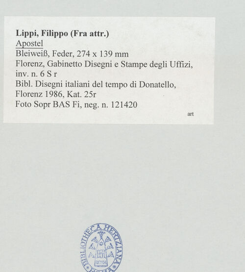 Rückseite von Sopr BAS Fi [https://www.deutsche-digitale-bibliothek.de/content/lizenzen/rv-ez/] Apostel - , bh509069_recto. Foto.