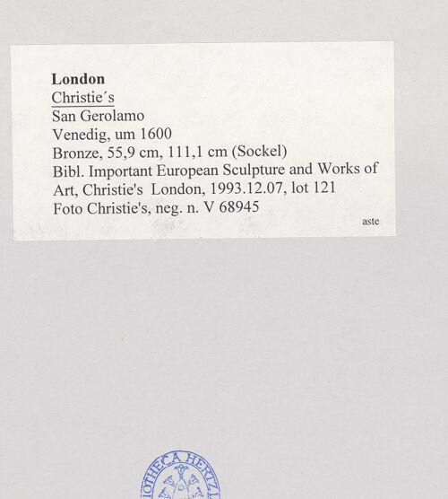 Rückseite von bh509133_recto