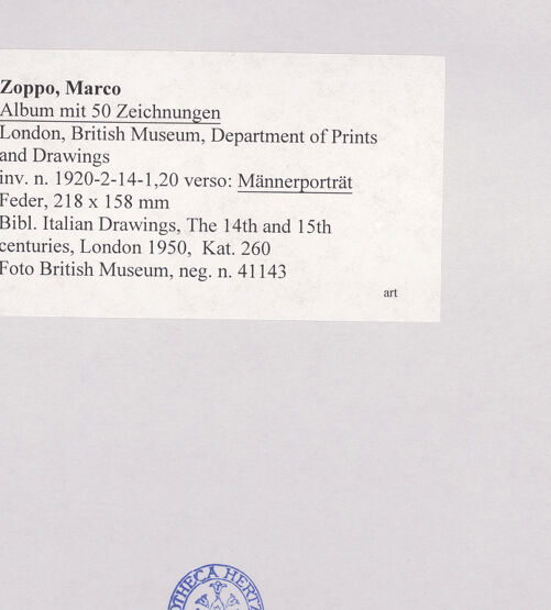 Rückseite von bh509261_recto