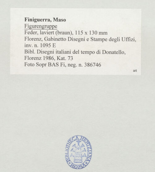 Rückseite von Istituto Nazionale per la Grafica [http://creativecommons.org/publicdomain/mark/1.0/] Selbstportrait der Angelica Kauffmann - , bh509459_recto. Foto.