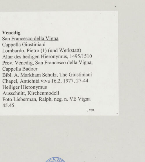 Rückseite von bh509515_recto