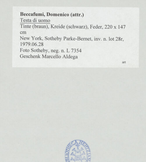 Rückseite von bh510074_recto