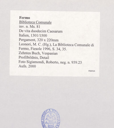 Rückseite von bh510818_recto