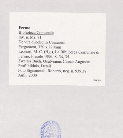 Rückseite von bh510819_recto