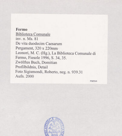 Rückseite von bh510823_recto