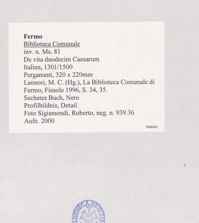 Rückseite von bh510827_recto