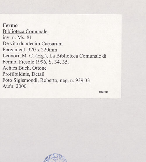 Rückseite von bh510830_recto