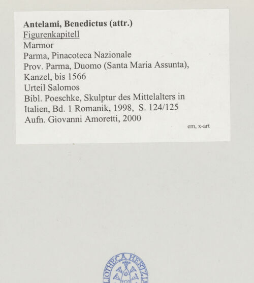 Rückseite von bh510958_recto