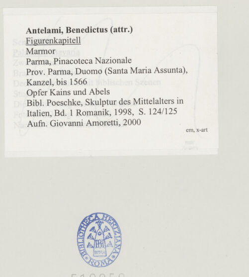 Rückseite von bh510959_recto