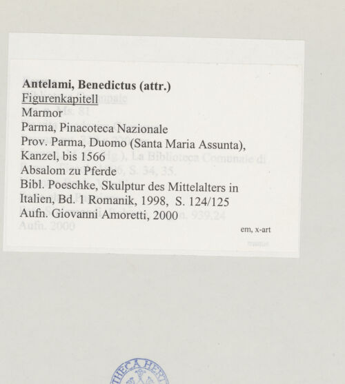 Rückseite von bh510960_recto