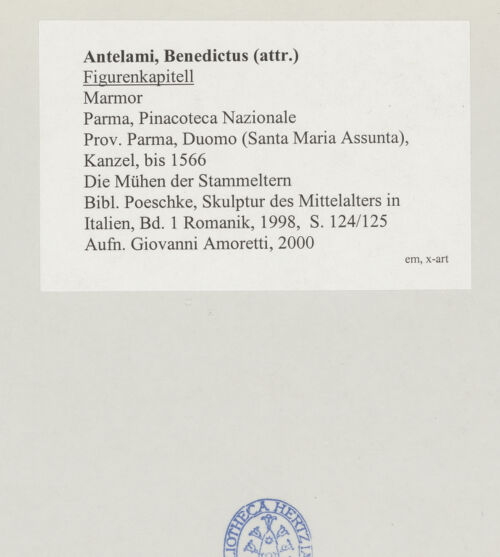 Rückseite von bh510965_recto