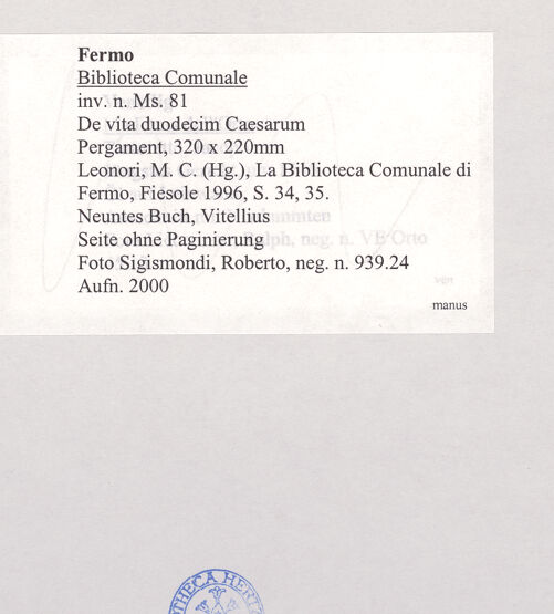 Rückseite von bh511345_recto