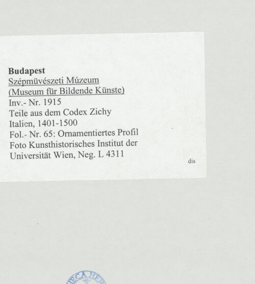 Rückseite von bh511478_recto