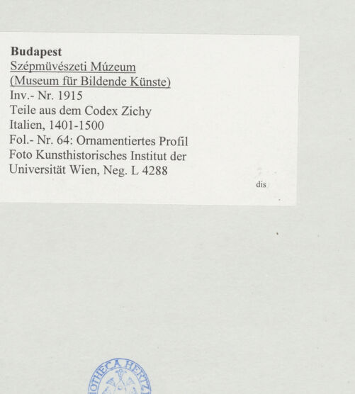 Rückseite von bh511479_recto