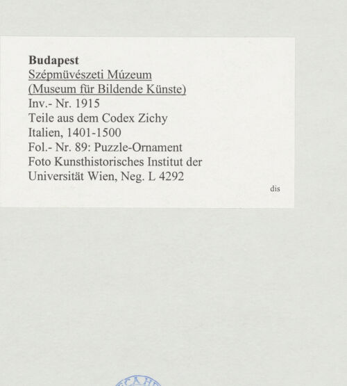 Rückseite von bh511483_recto