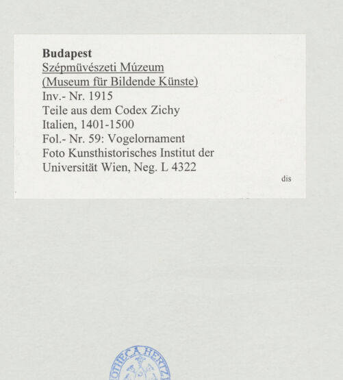 Rückseite von bh511488_recto