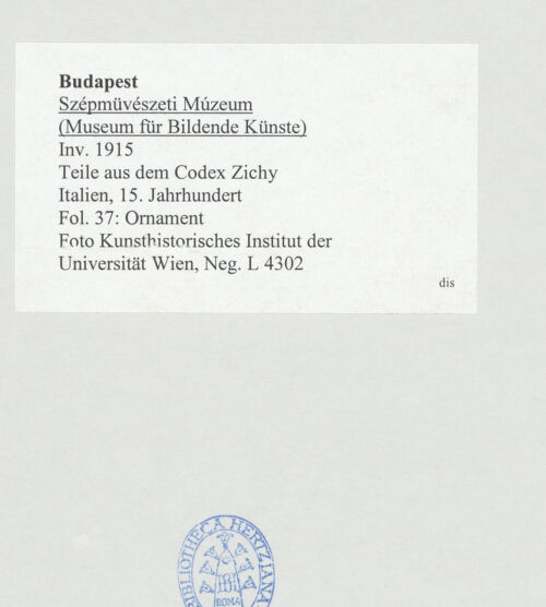 Rückseite von bh511580_recto