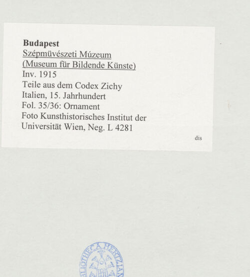 Rückseite von bh511581_recto