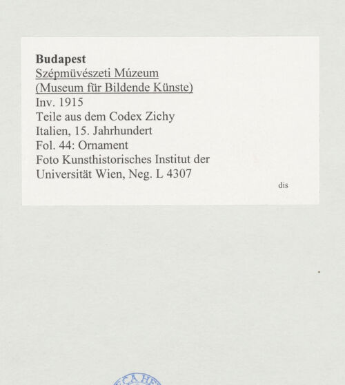 Rückseite von bh511582_recto