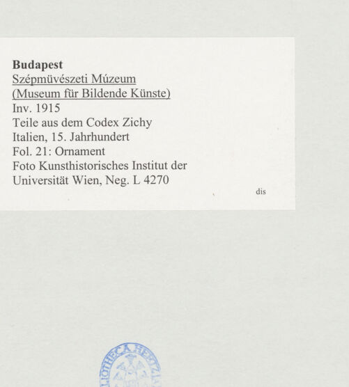 Rückseite von bh511583_recto